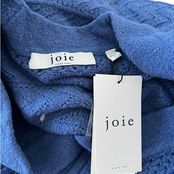 Joie Brea Cardigan Womens Sweater Button Down Blue Long Sleeve Blue S Small - Picture 7 of 8
